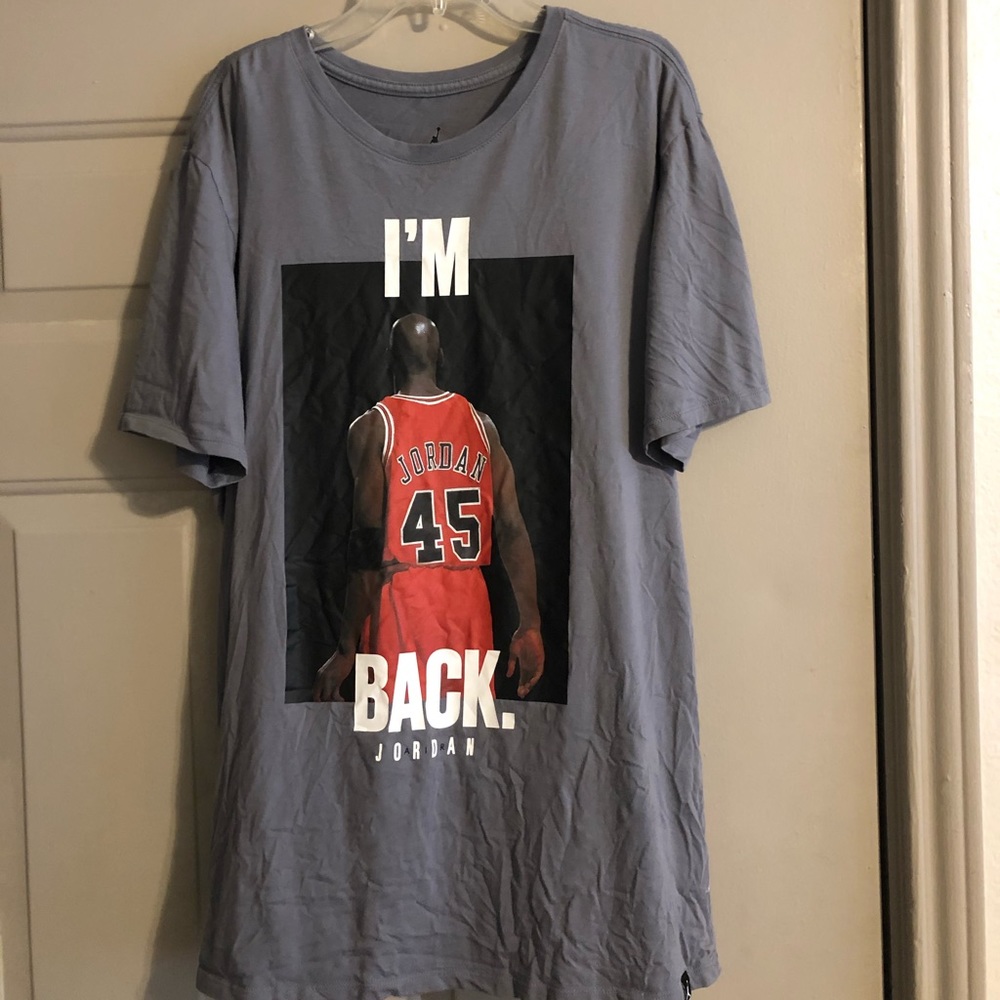 Jordan Brand “I’m back” Shirt.